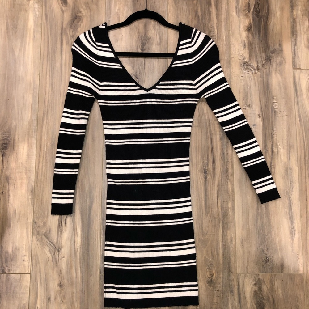 Striped Bandage Dress